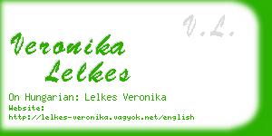 veronika lelkes business card